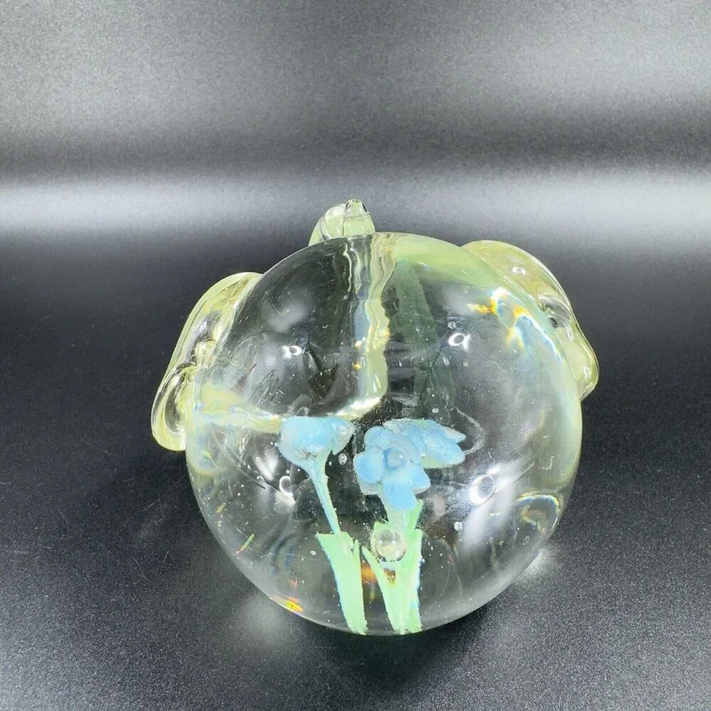 Glass Elephant clear round